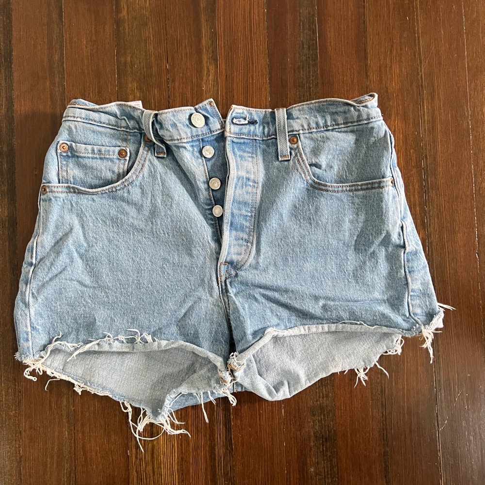 Stylish Light Blue Denim Women's Shorts
